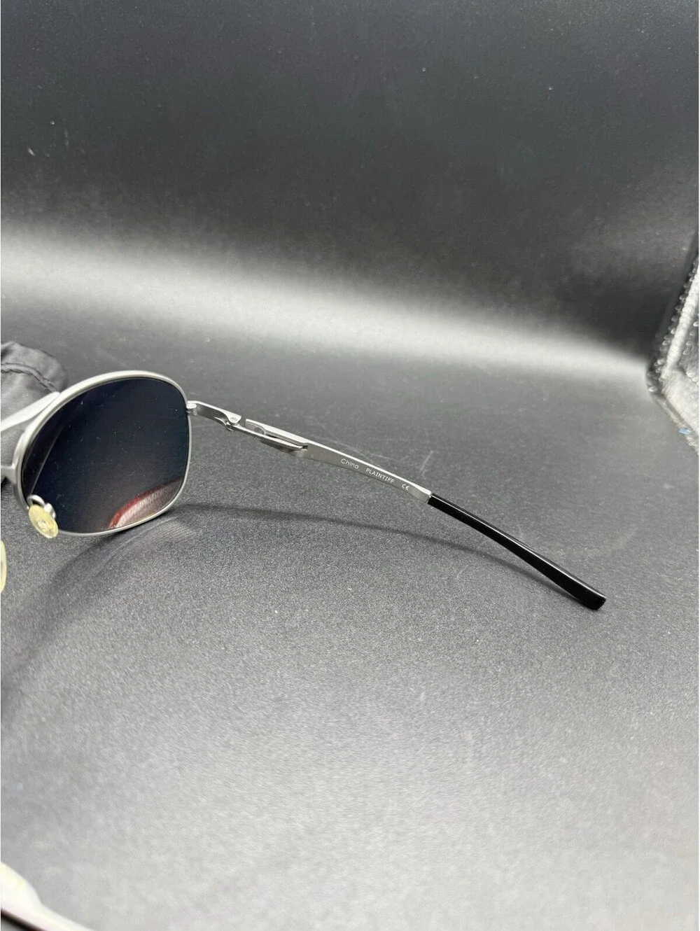Oakley Plaintiff Silver-Black w/Fire Iridium Lenses oo4057-18